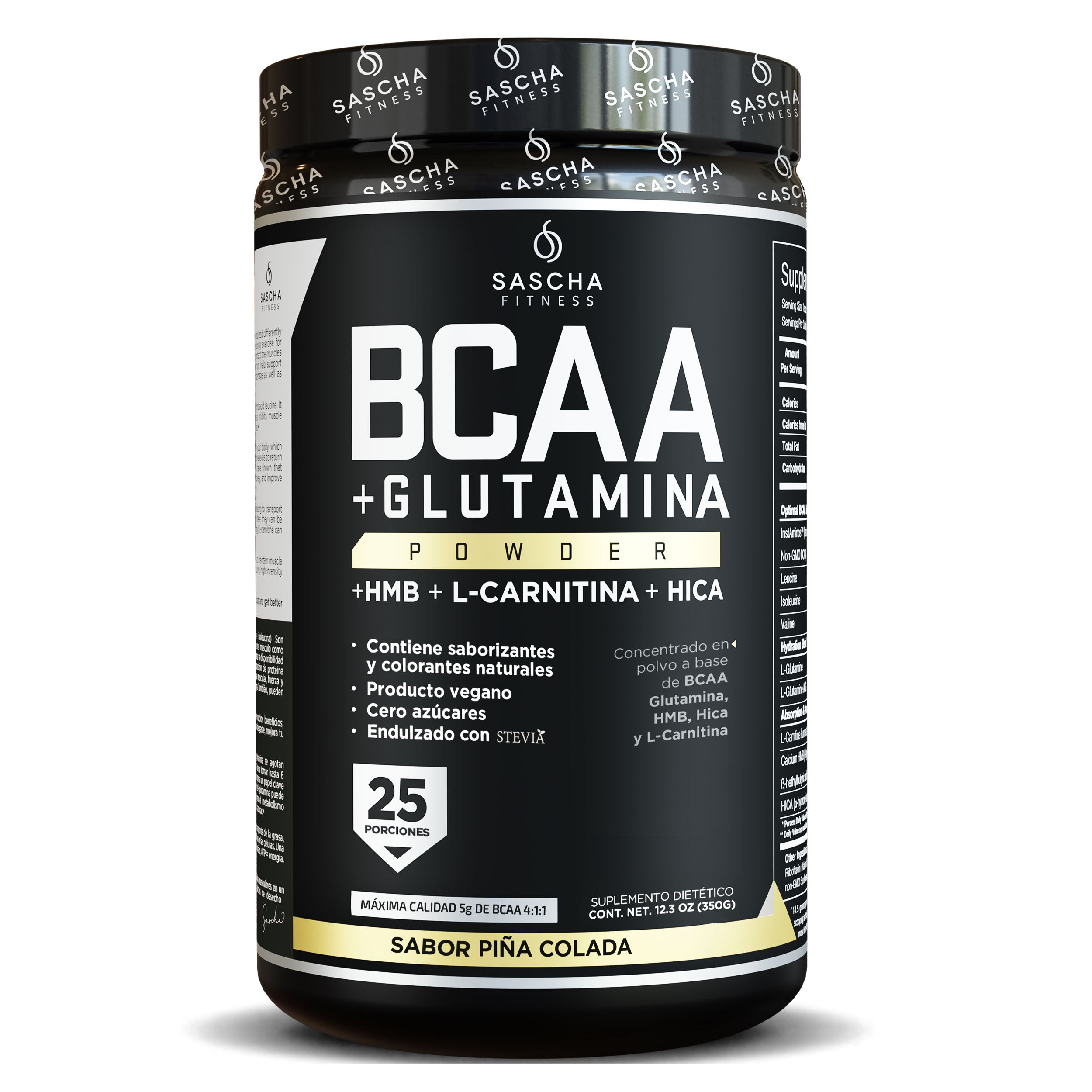 BCAA Glutamina Sabor Piña Colada