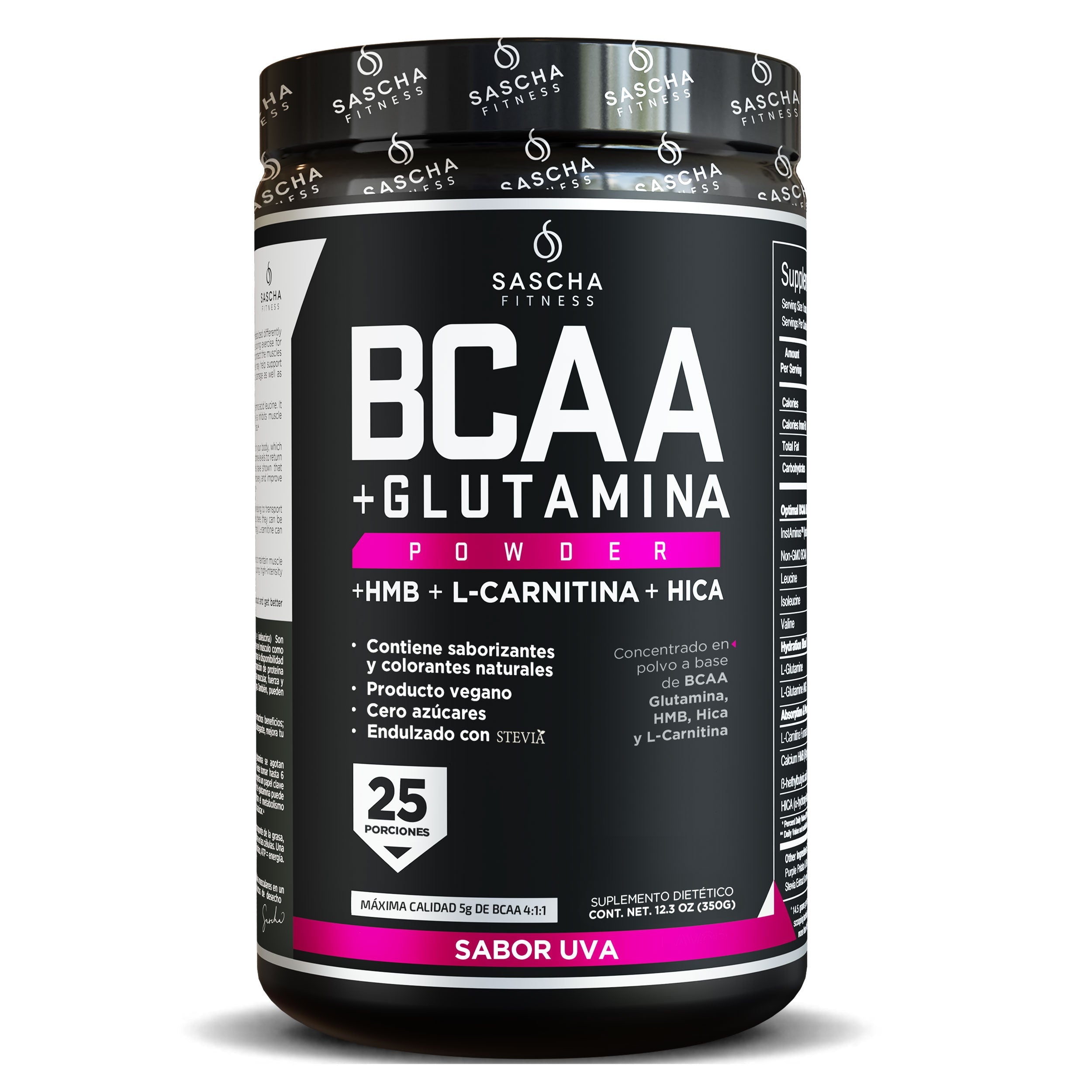 BCAA Glutamina Sabor Uva