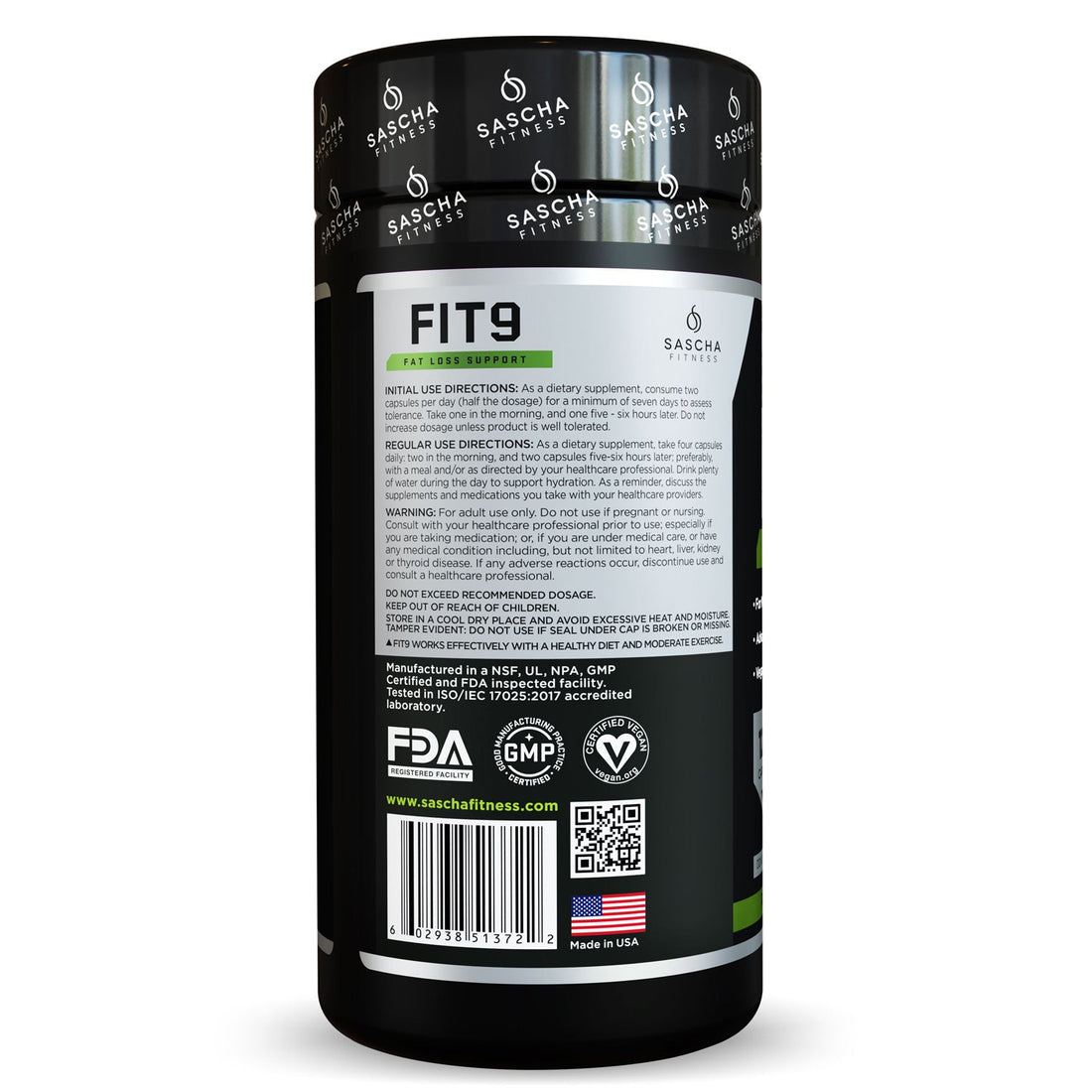 2 x Fit 9 Sascha Fitness Fat Loss Support Diet 100% Original 2 2 x Fit 9 Sascha Fitness Fat Loss Support Diet 100% Original 2